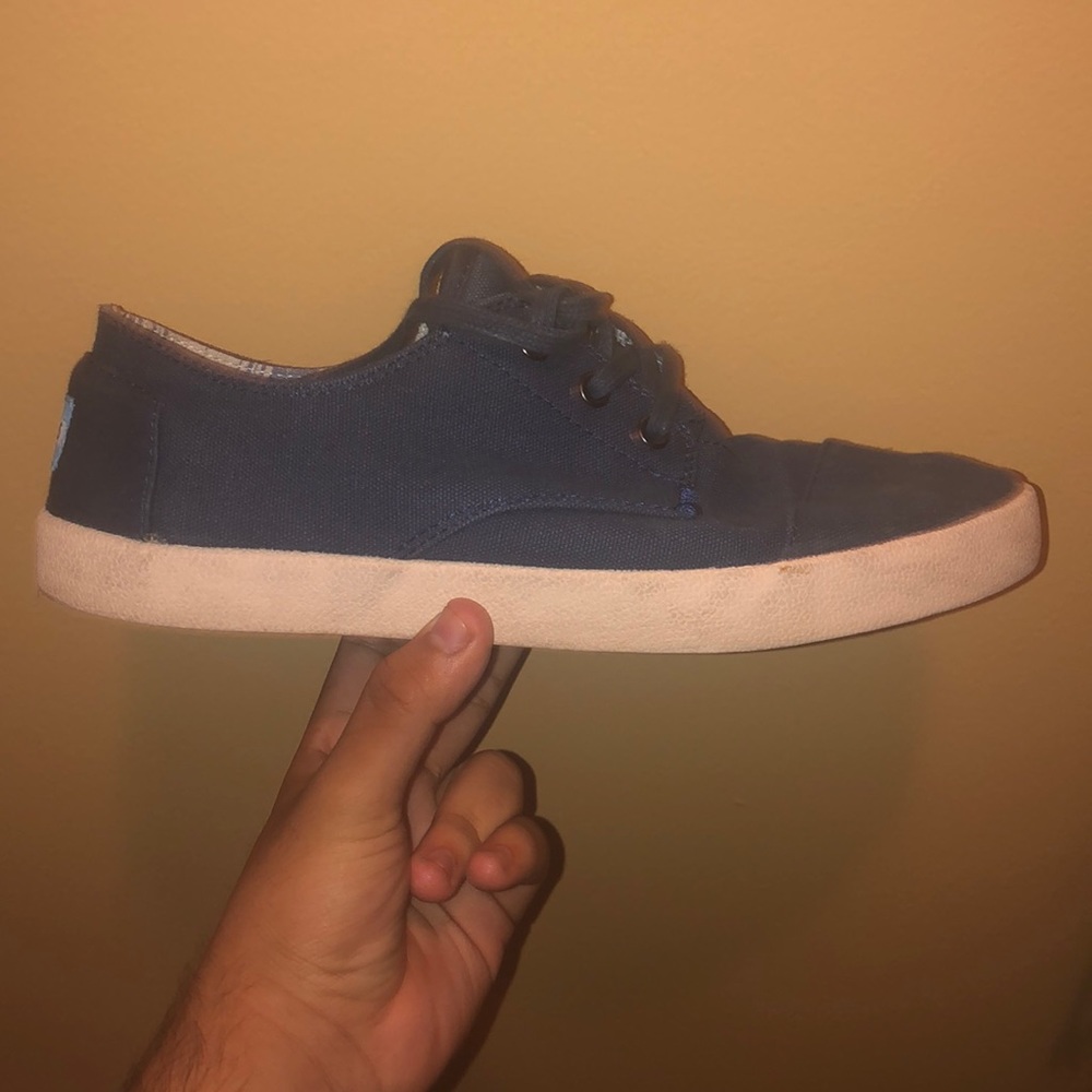 Toms (paseos) navy canvas